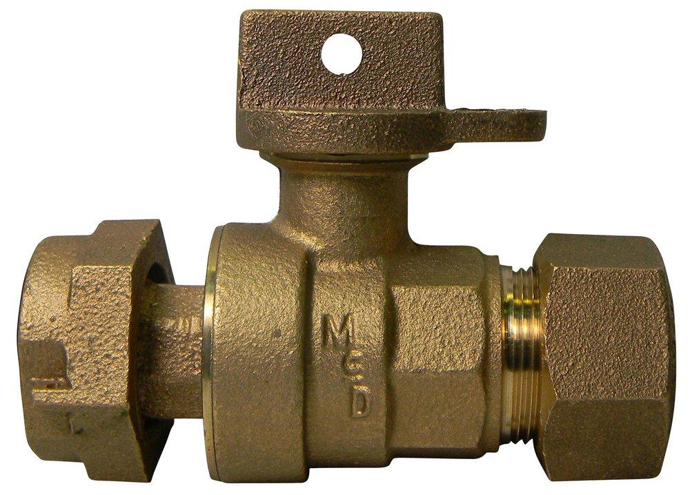 A.Y. McDonald CTS x Meter Straight Ball Valve 