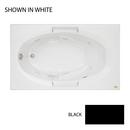 60 x 36 in. Acrylic Rectangle Skirted Whirlpool Bathtub with Right Drain and J2 Basic Control in Black