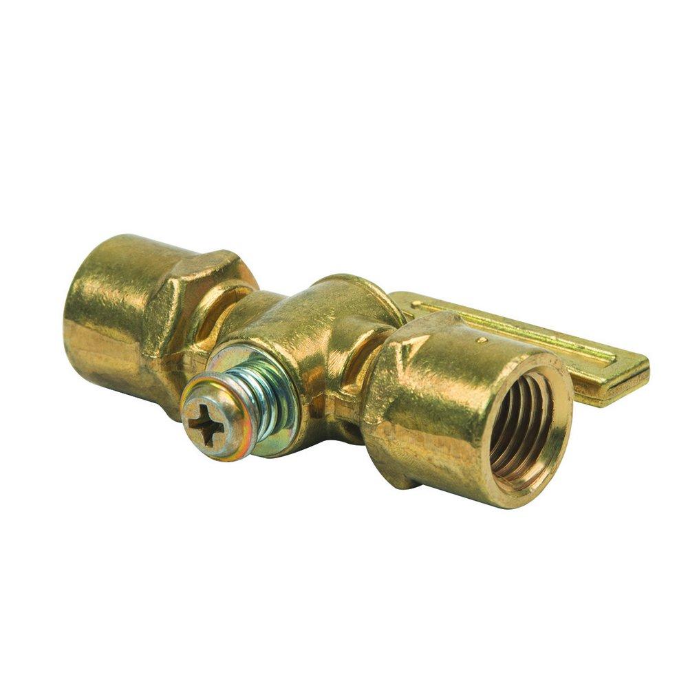 BrassCraft Rough Brass Brass FIP Shut Off Valve 