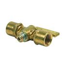 BrassCraft Rough Brass Brass FIP Shut Off Valve 
