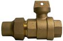 2 in. Flared x FNPT Brass Ball Valve Curb Stop