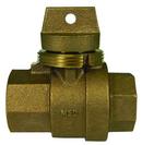 1 in. FNPT Brass Ball Curb Stop