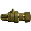 3/4 x 1 in. CC x CTS Compression Reducing Brass Water Service Corporation Stop