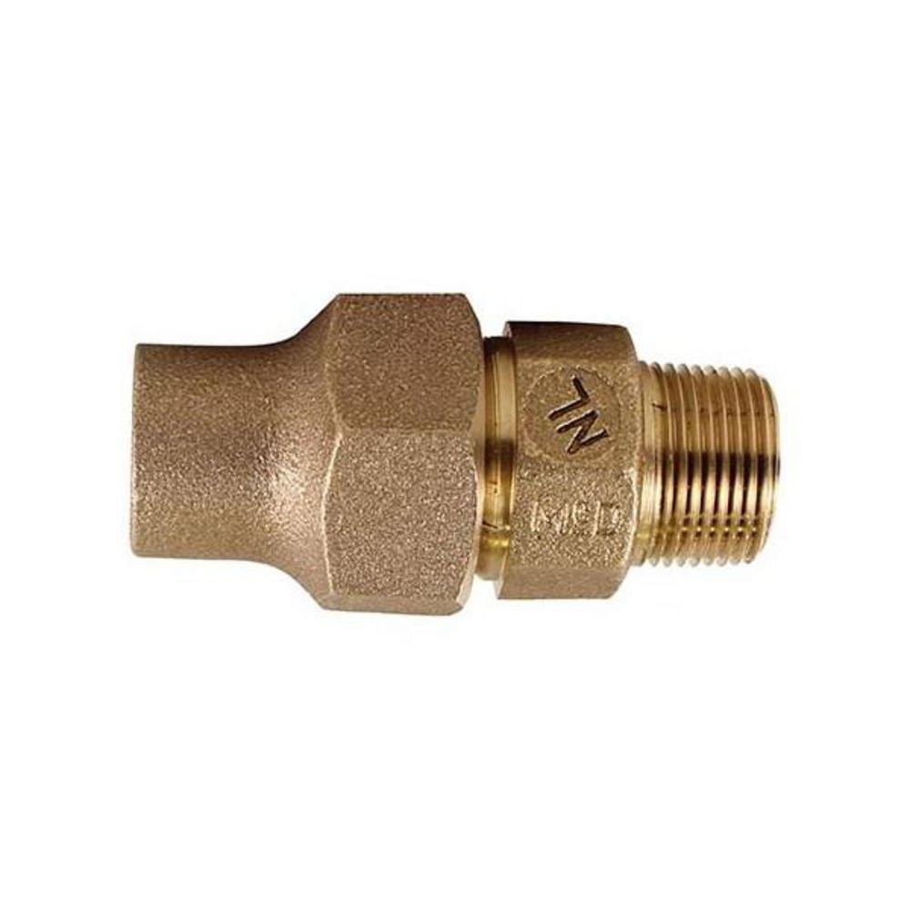 A.Y. McDonald Flared x MNPT Reducing Brass Adapter 