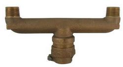 7-1/2 x 1 x 3/4 x 3/4 in. CTS Compression x MNPT U-Branch