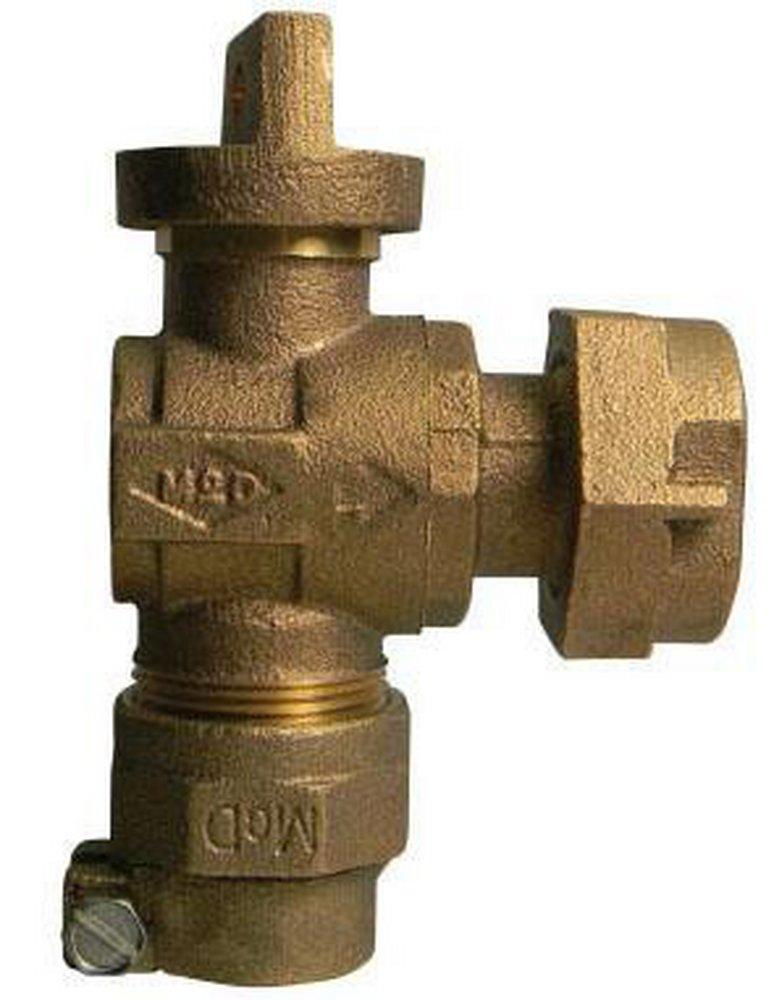 A.Y. McDonald Angle Stop Ball Meter Valve 