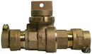 3/4 in. CTS Compression Brass Ball Curb Stop