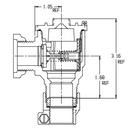 3/4 in. Meter x CTS Yoke Single Check Backflow Preventer