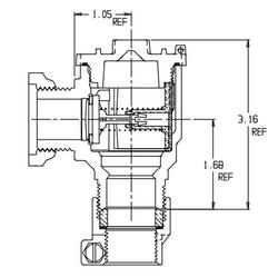 3/4 in. Meter x CTS Yoke Single Check Backflow Preventer