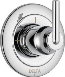Single Handle Diverter Valve Trim in Chrome