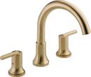 Delta Faucet Champagne Bronze Two Handle Roman Tub Faucet Trim Only 