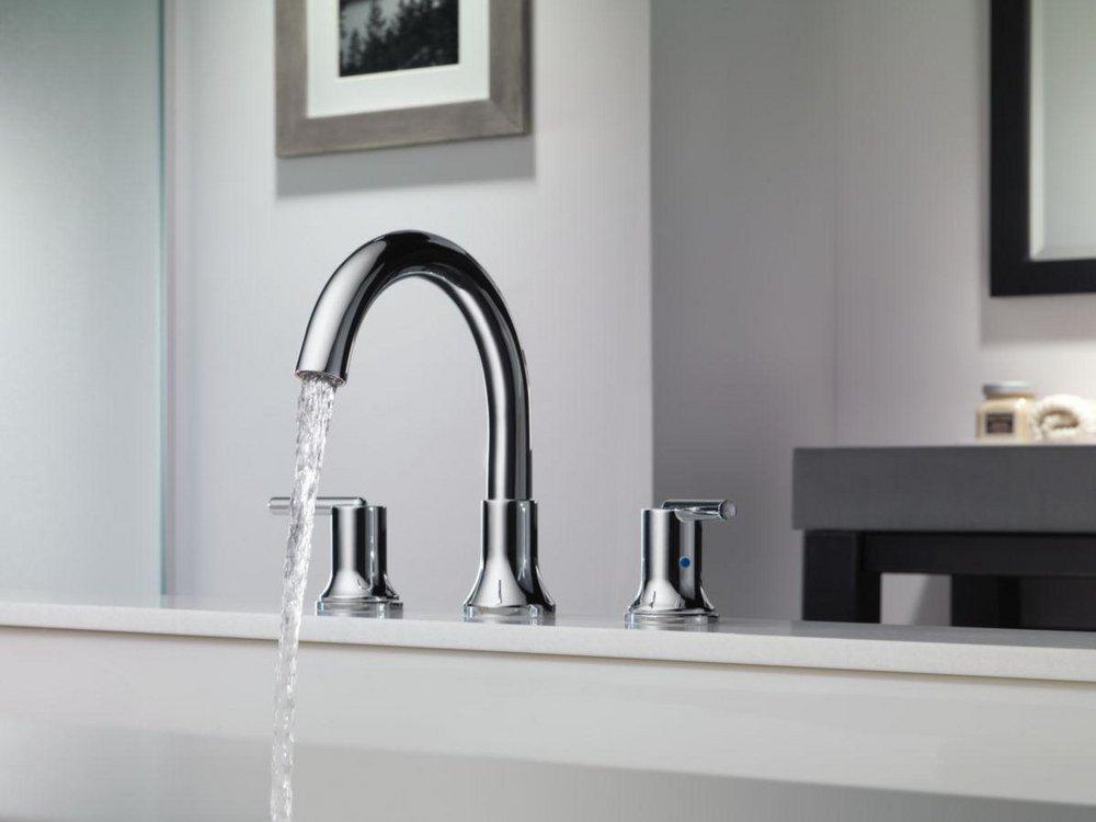 Delta Faucet Brilliance Champagne Bronze Two Handle Roman Tub Faucet (Trim Only) 