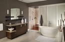 Delta Faucet Brilliance Champagne Bronze Widespread Lavatory Faucet with Double Lever Handle 