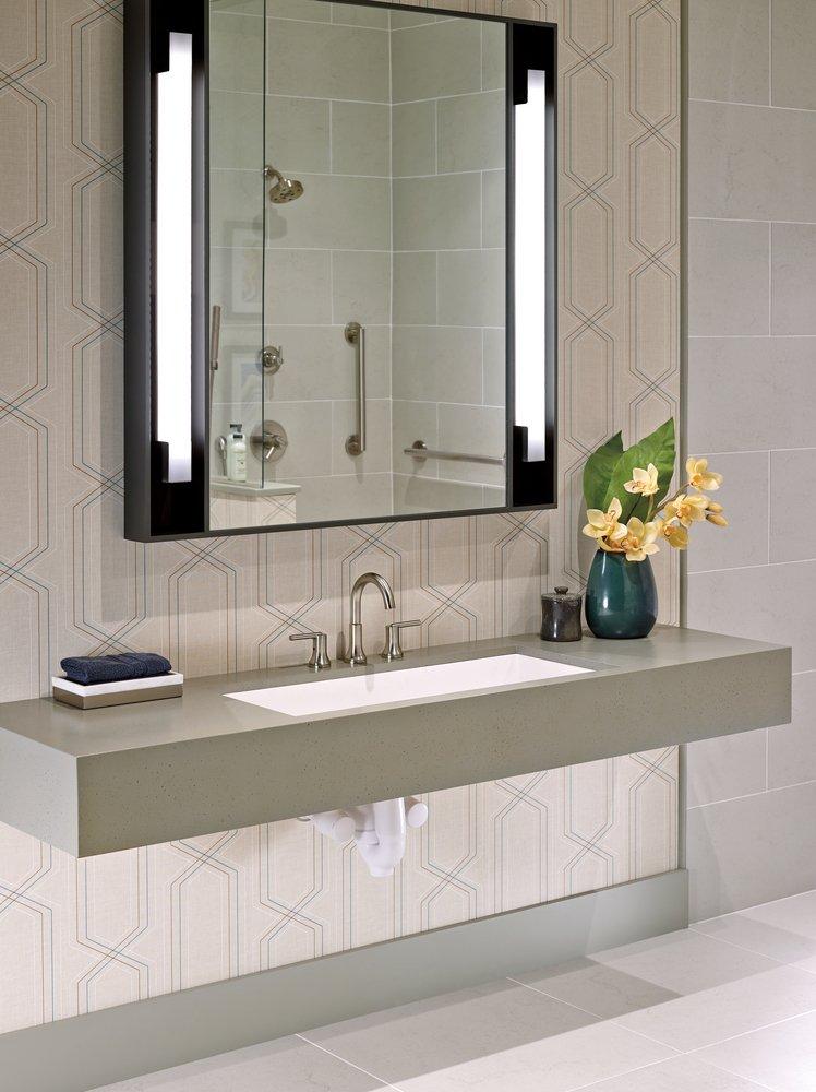 Delta Faucet Brilliance Champagne Bronze Widespread Lavatory Faucet with Double Lever Handle 