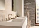 Delta Faucet Brilliance Champagne Bronze Widespread Lavatory Faucet with Double Lever Handle 