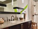 Delta Faucet Brilliance Champagne Bronze Widespread Lavatory Faucet with Double Lever Handle 