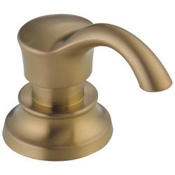 13 oz. Deck Mount Plastic Soap & Lotion Dispenser in Brilliance&reg; Champagne Bronze