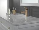 Delta Faucet Brilliance Champagne Bronze Single Handle Monoblock Bathroom Sink Faucet 