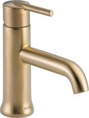Delta Faucet Brilliance&reg; Champagne Bronze Single Handle Monoblock Bathroom Sink Faucet with Metal Pop-Up Drain Assembly 