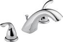 Delta Faucet Chrome Two Handle Widespread Bathroom Sink Faucet 