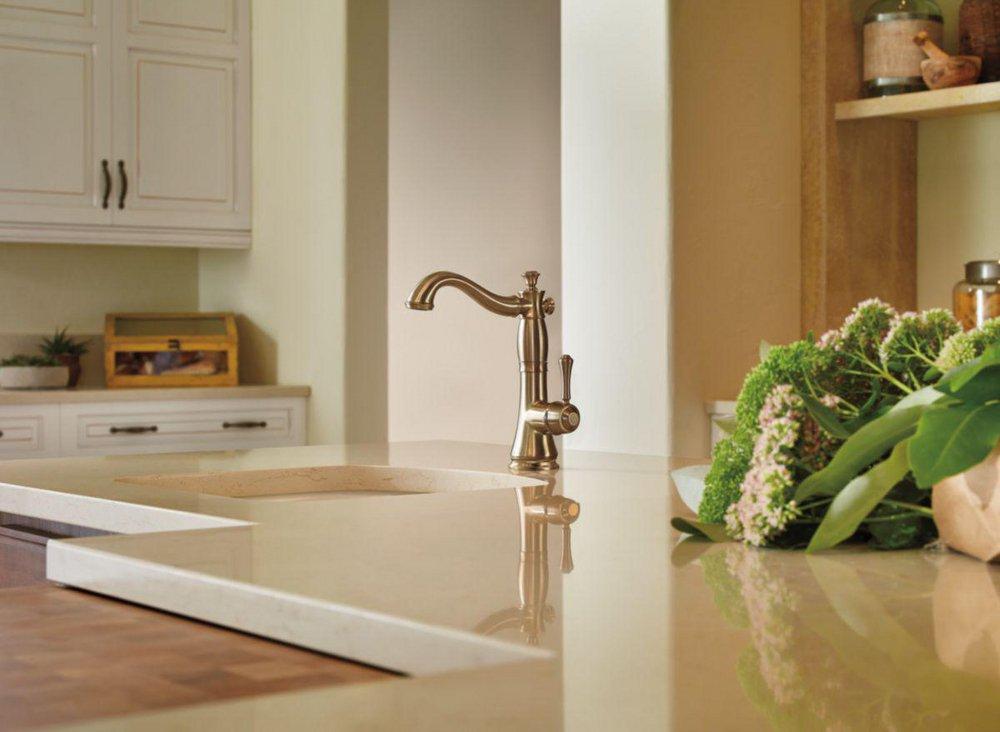 Delta Faucet Arctic Stainless Single Handle Lever Handle Bar Faucet 