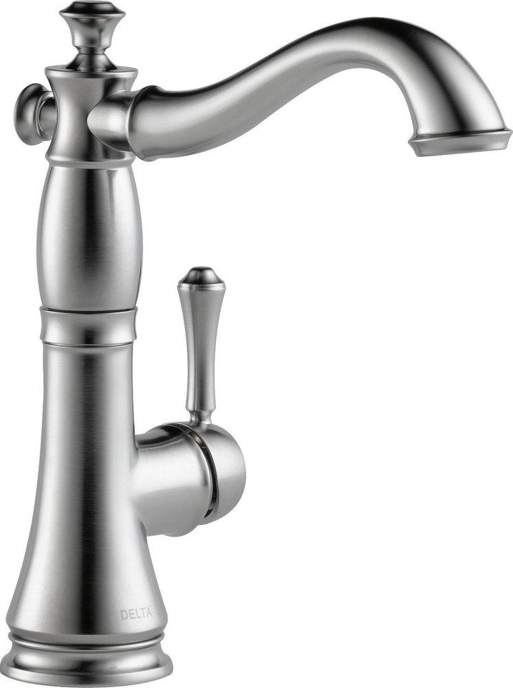 Delta Faucet Arctic Stainless Single Handle Lever Handle Bar Faucet 