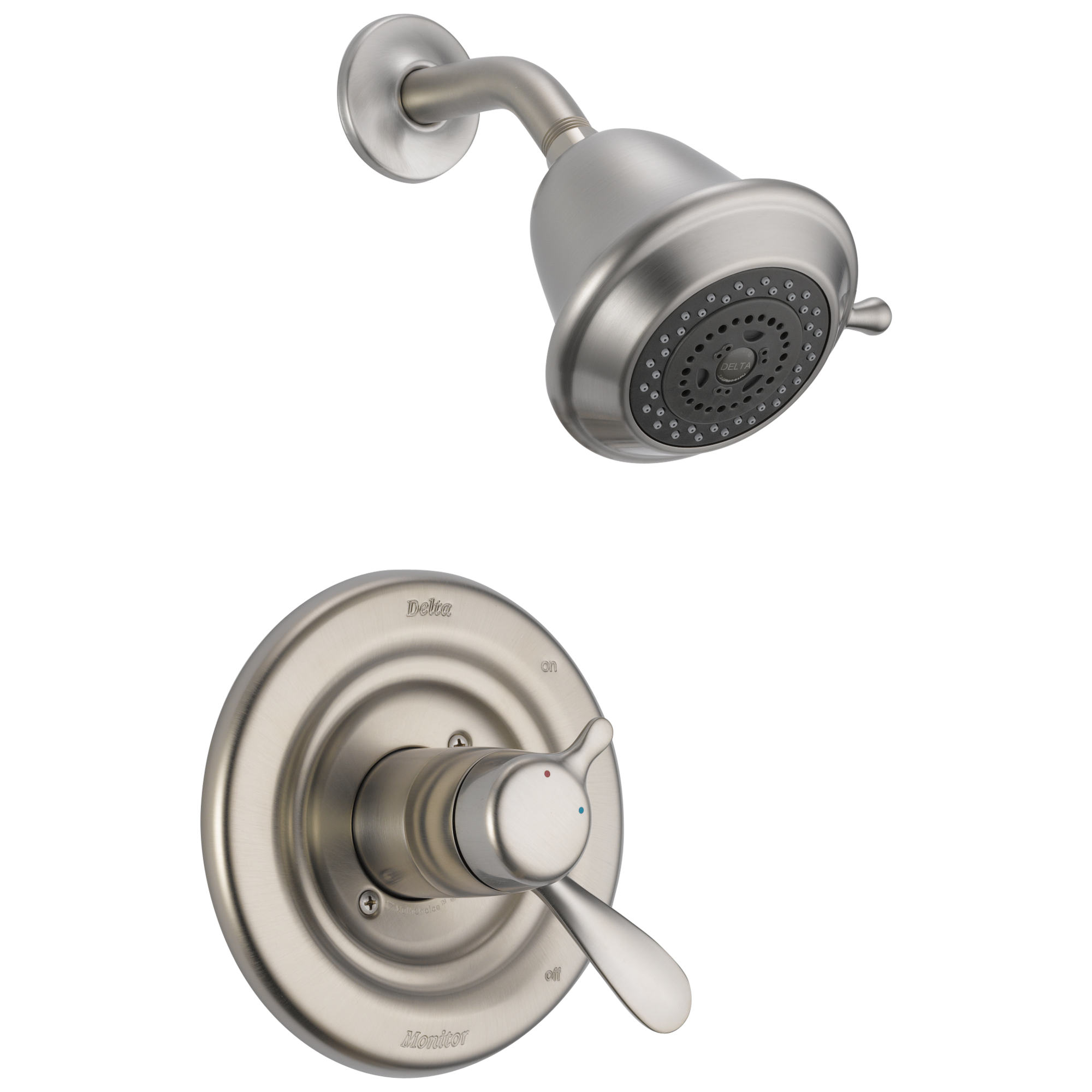 Delta Faucet Brilliance Stainless Single Handle Multi Function Shower Faucet (Trim Only) 