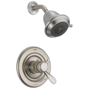 Delta Faucet Brilliance Stainless Single Handle Multi Function Shower Faucet (Trim Only) 