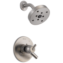 Delta Faucet Brilliance Stainless Single Handle Single Function Shower Faucet (Trim Only) 