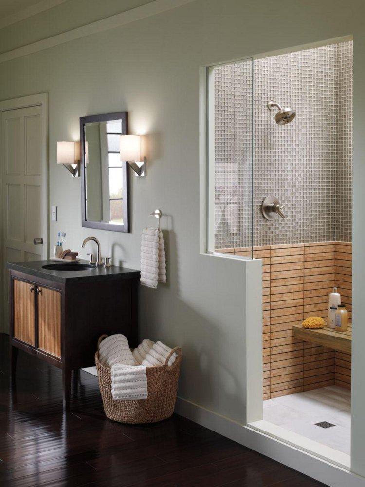 Delta Faucet Brilliance&reg; Stainless Single Handle Single Function Shower Faucet (Trim Only) 