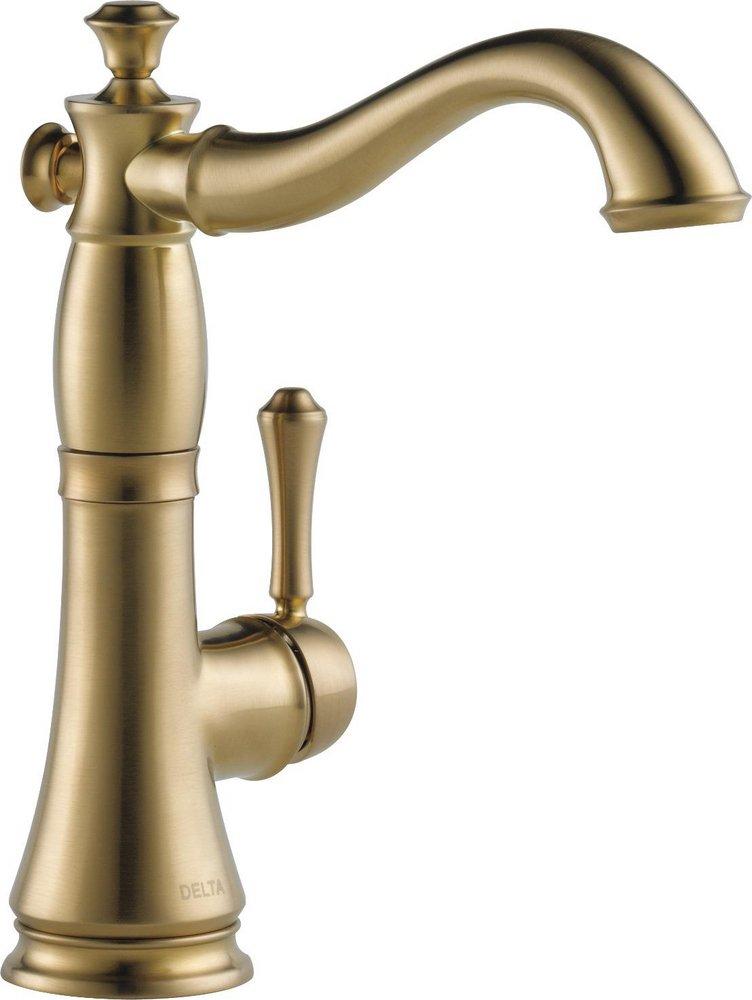 Delta Faucet Champagne Bronze Single Handle Lever Handle Bar Faucet 