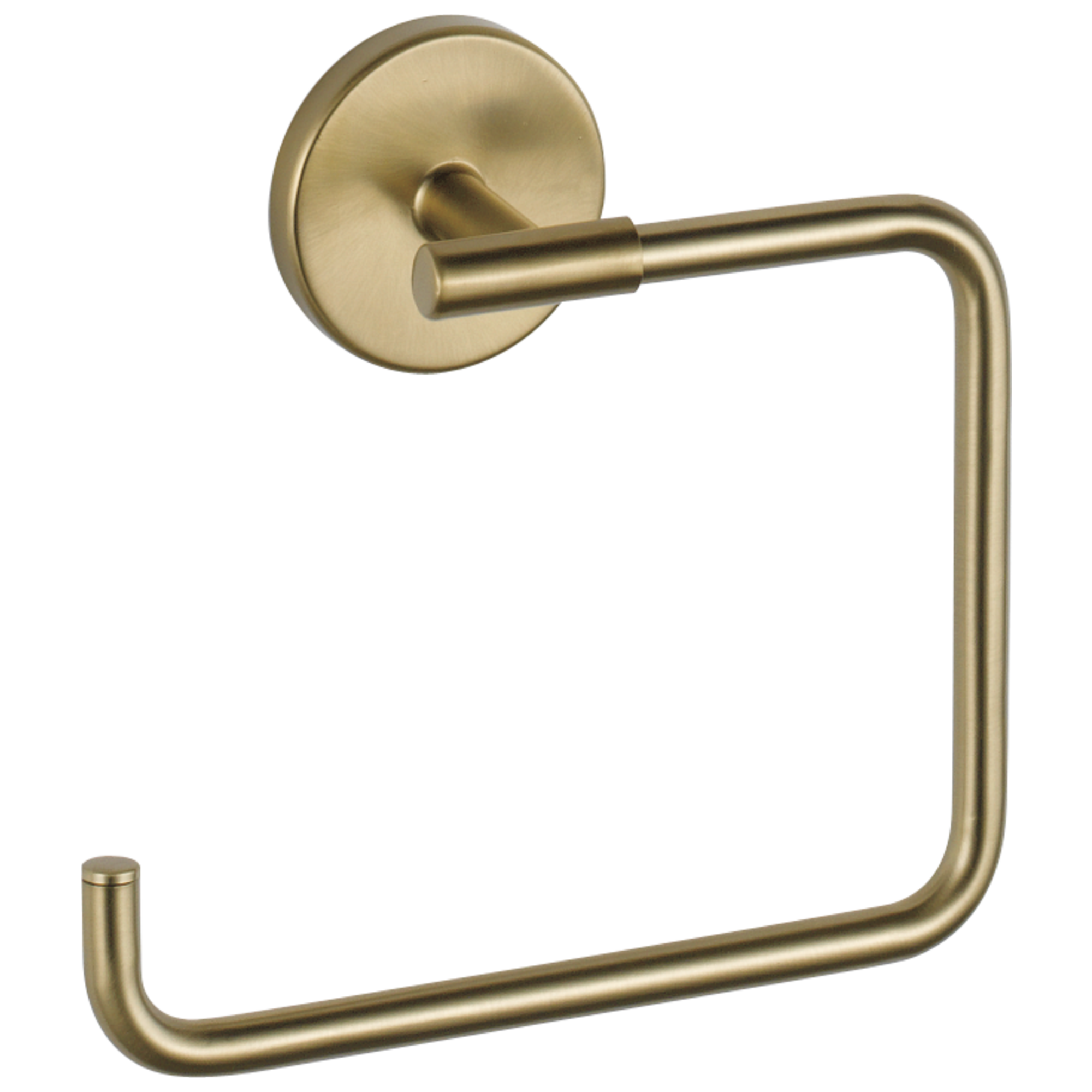 Delta Faucet Brilliance Champagne Bronze Rectangular Open Towel Ring 