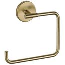 Rectangular Open Towel Ring in Brilliance Champagne Bronze