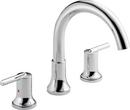 Delta Faucet Chrome Two Handle Roman Tub Faucet Trim Only 