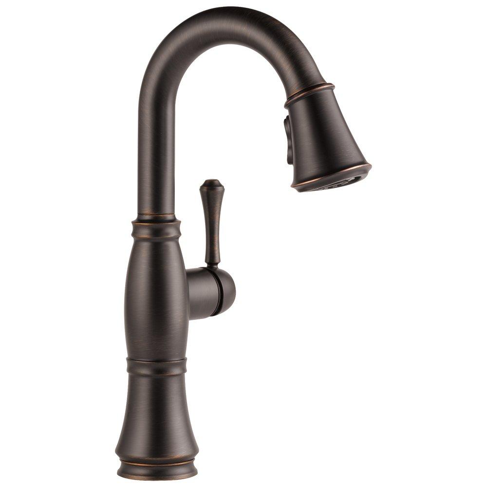 Delta Faucet Venetian Bronze Single Lever Handle Bar Faucet 