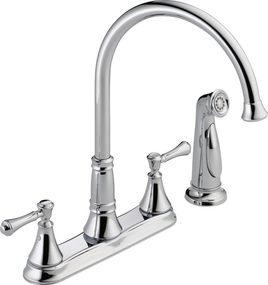 Delta Faucet Chrome Two Handle Kitchen Faucet 