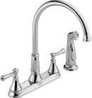 Delta Faucet Chrome Two Handle Kitchen Faucet 