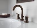 Delta Faucet Venetian Bronze Two Handle Widespread Bathroom Sink Faucet with Metal Drain Assembly 