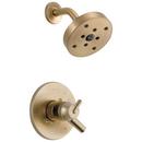 One Handle Single Function Shower Faucet in Champagne Bronze (Trim Only)