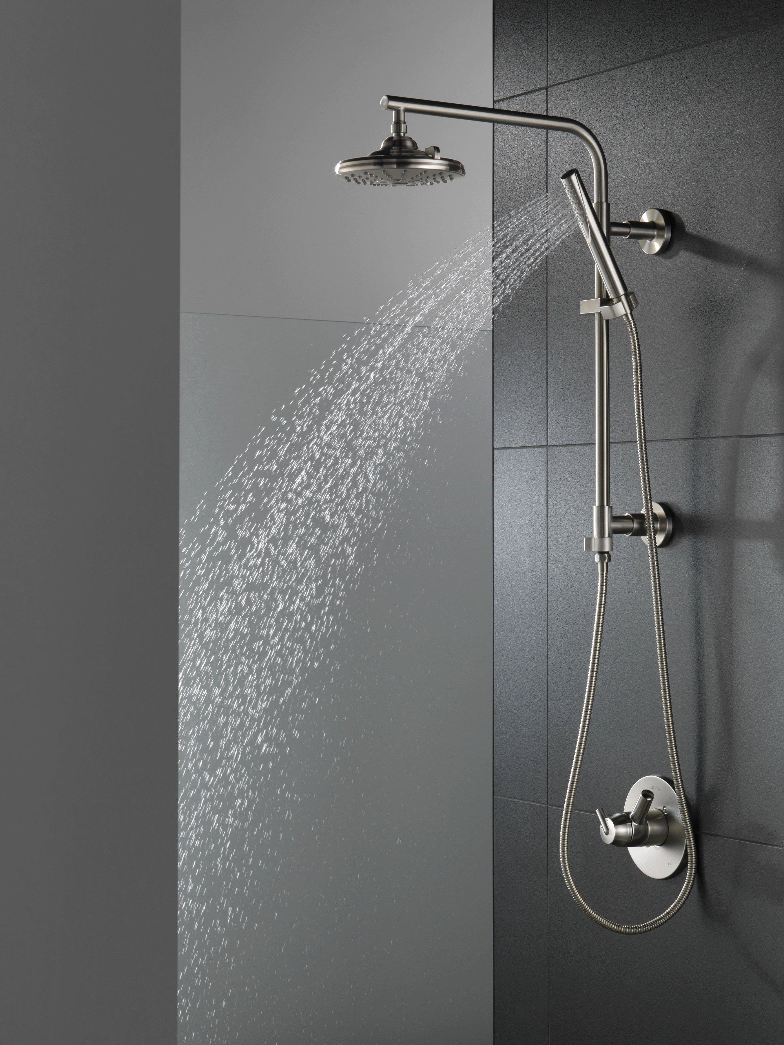 Delta Faucet Brilliance Stainless Single Handle Bathtub & Shower Faucet (Trim Only) 