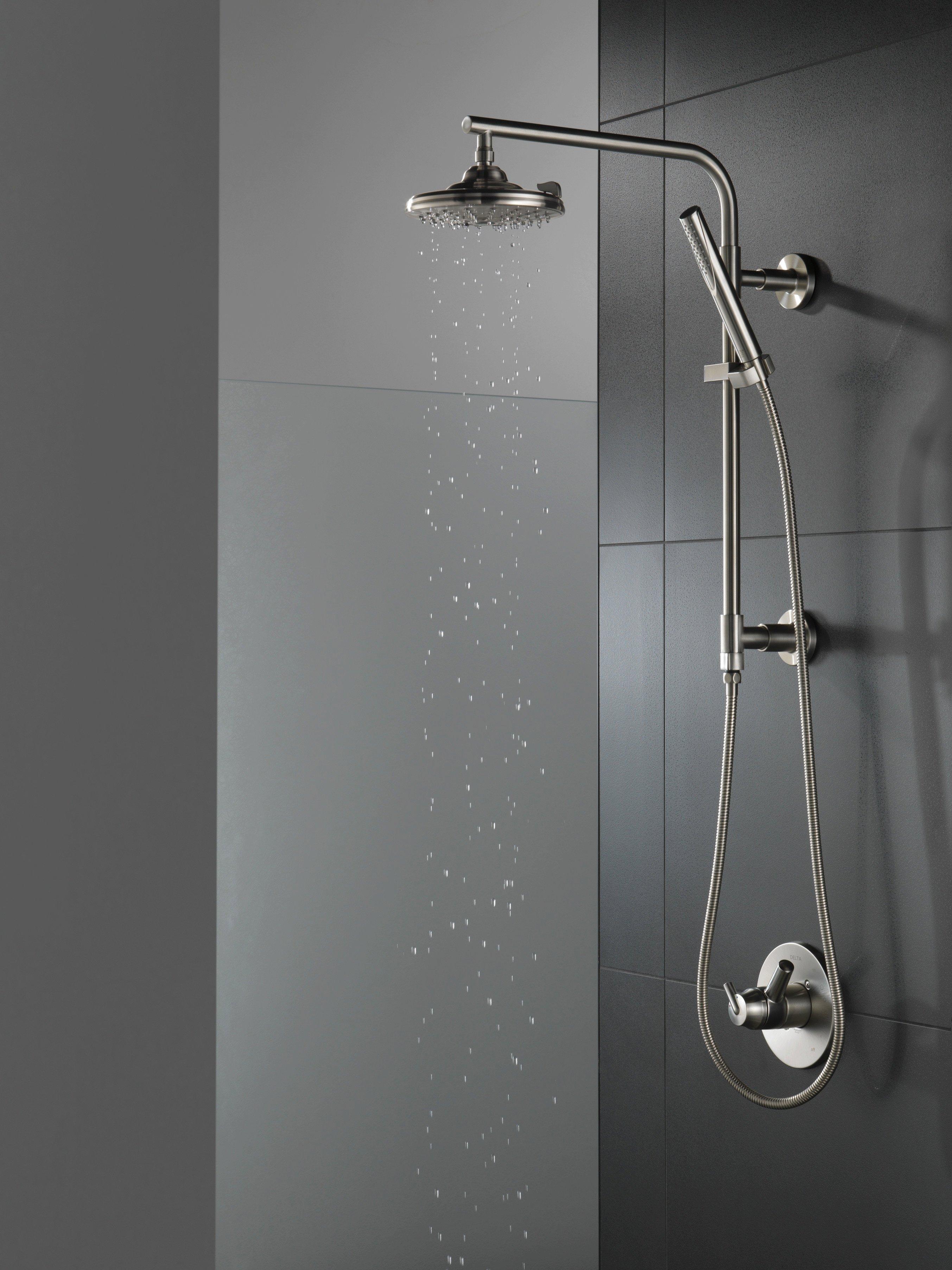 Delta Faucet Brilliance Stainless Single Handle Bathtub & Shower Faucet (Trim Only) 