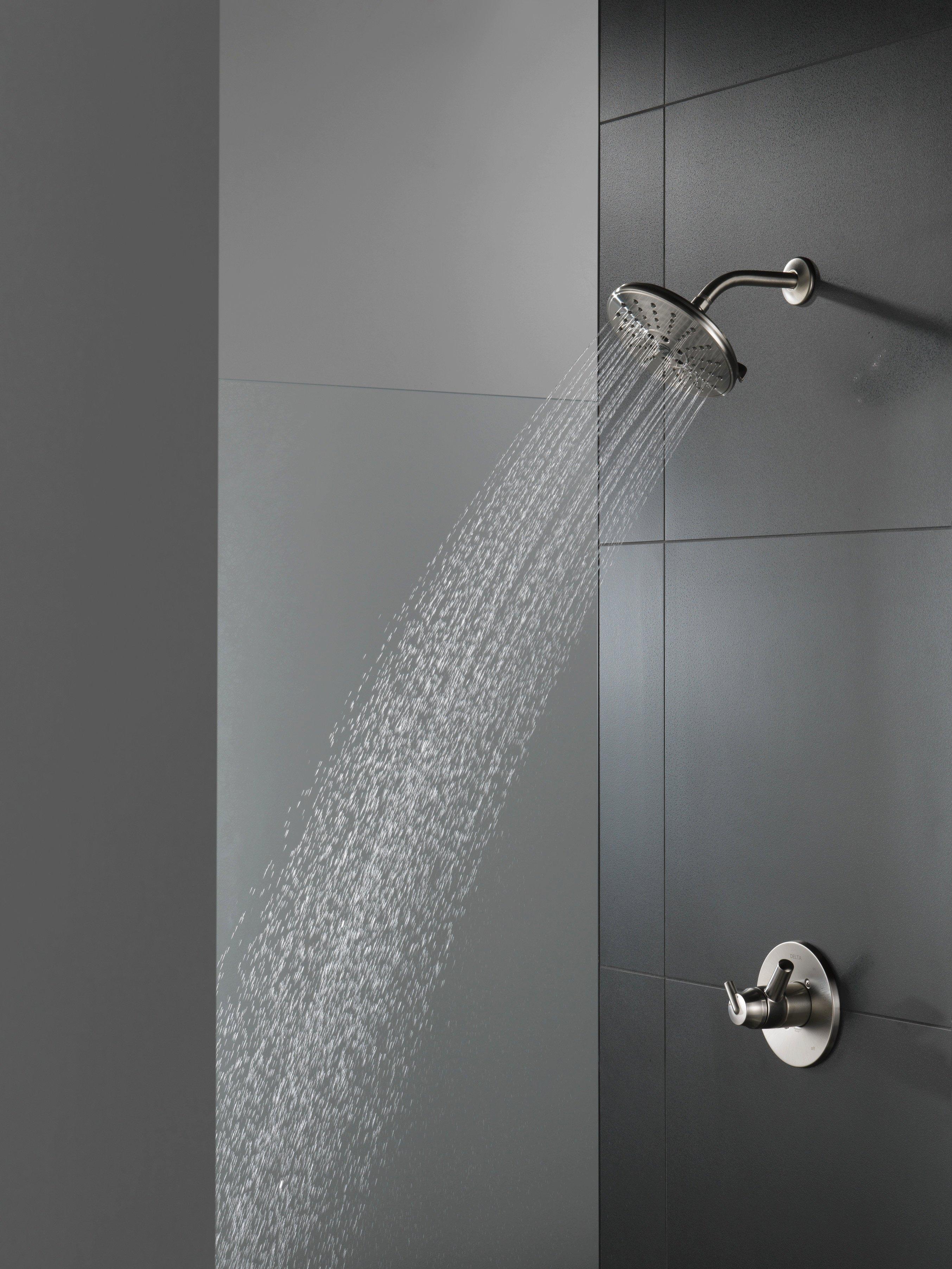 Delta Faucet Brilliance Stainless Single Handle Bathtub & Shower Faucet (Trim Only) 