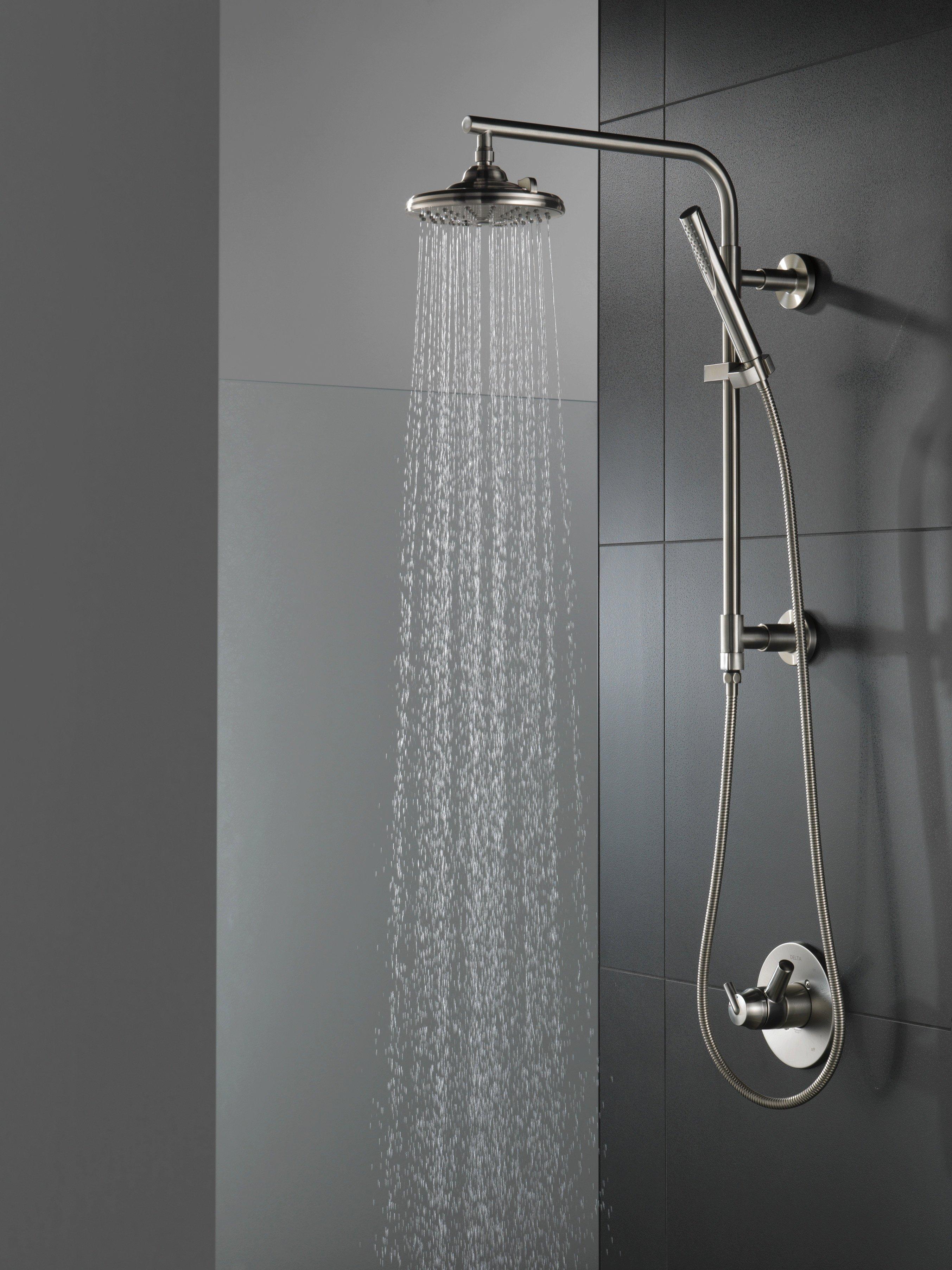 Delta Faucet Brilliance Stainless Single Handle Bathtub & Shower Faucet (Trim Only) 