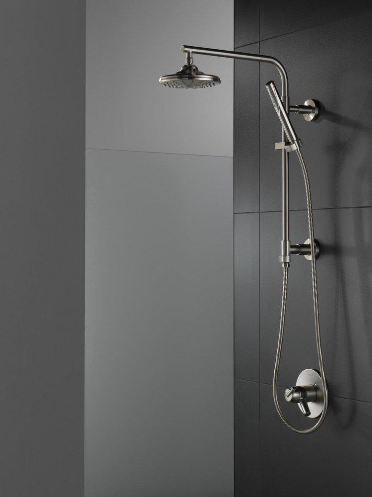Delta Faucet Brilliance Stainless Single Handle Bathtub & Shower Faucet (Trim Only) 