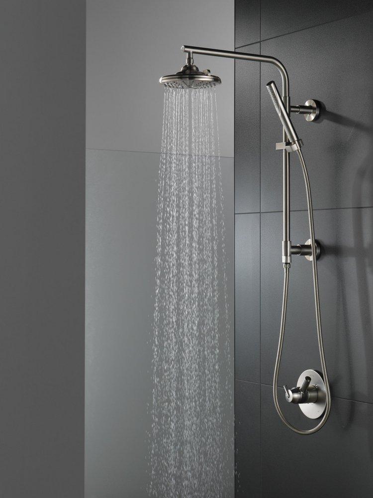 Delta Faucet Brilliance Stainless Single Handle Bathtub & Shower Faucet (Trim Only) 