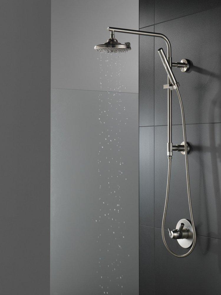 Delta Faucet Brilliance Stainless Single Handle Bathtub & Shower Faucet (Trim Only) 