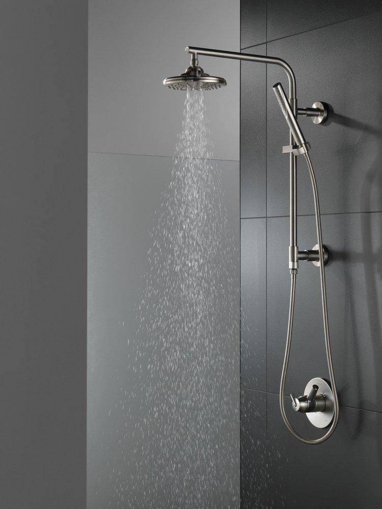 Delta Faucet Brilliance Stainless Single Handle Bathtub & Shower Faucet (Trim Only) 