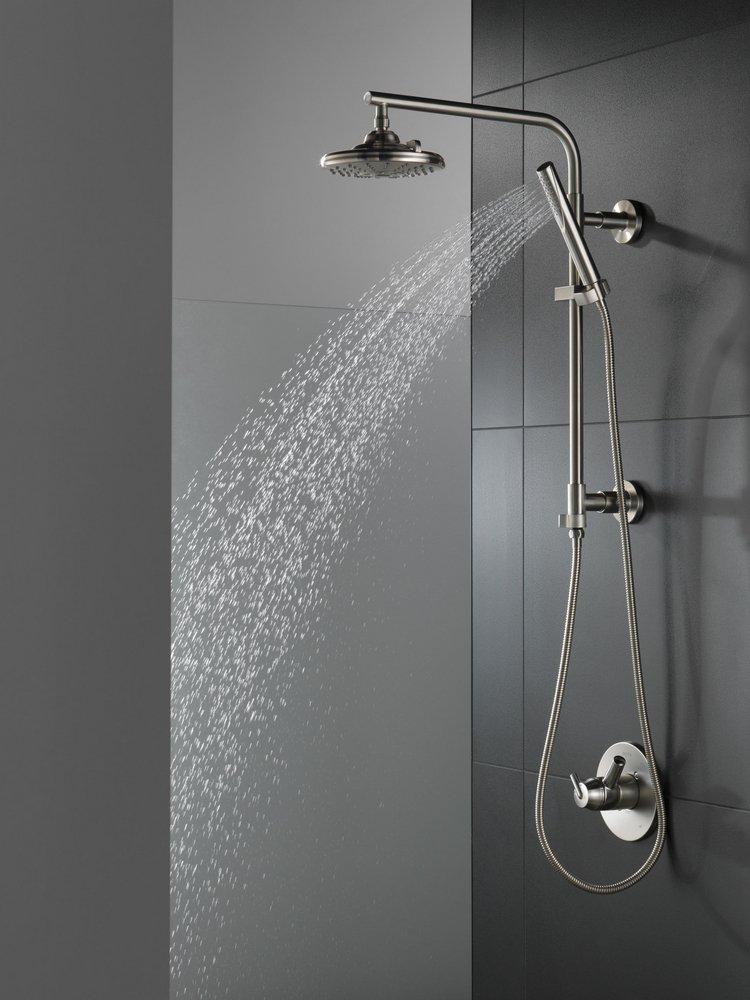Delta Faucet Brilliance Stainless Single Handle Bathtub & Shower Faucet (Trim Only) 