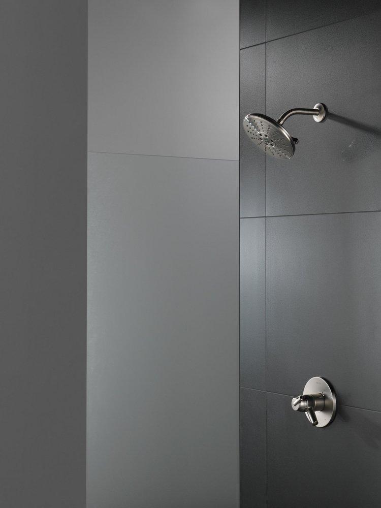 Delta Faucet Brilliance Stainless Single Handle Bathtub & Shower Faucet (Trim Only) 