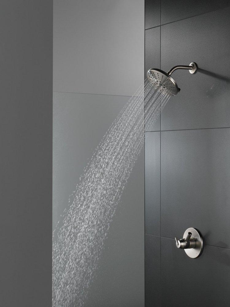 Delta Faucet Brilliance Stainless Single Handle Bathtub & Shower Faucet (Trim Only) 